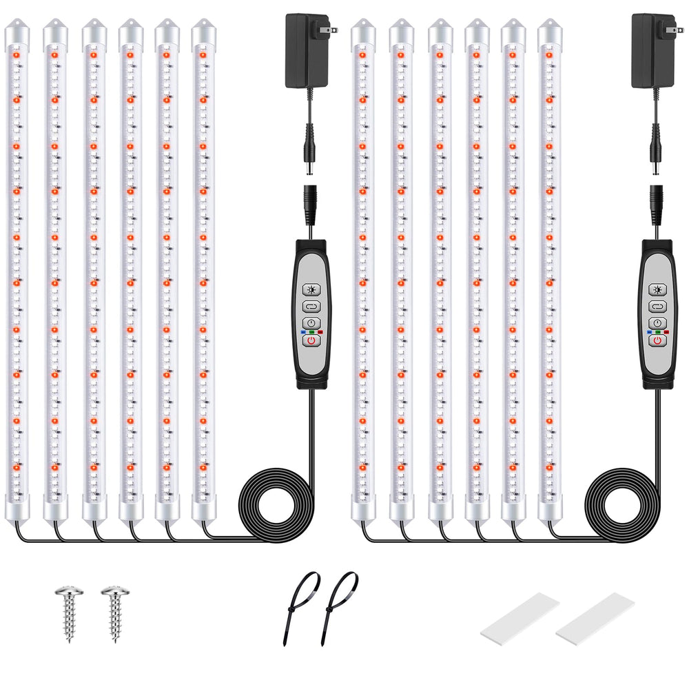 SDOVUERC 16'' 6 Bars Grow Light Strips front view