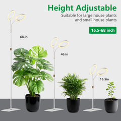 SDOVUERC Grow Light adjustable height feature