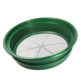 SE 13.25 Inch Stackable Gold Prospecting Pan with 1/100 inch mesh, Green
