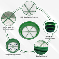 SE Stackable Sifting Pan in use near water