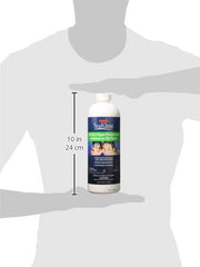 SeaKlear 90-Day Algae Prevention & Remover 1 Qt bottle on poolside