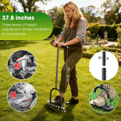 seasky Lawn Aerator in use on a lawn