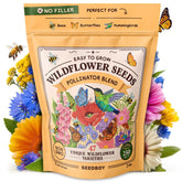 Seedboy Non-GMO Wildflower Seeds 2oz pouch front view