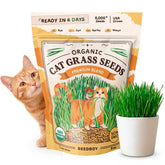 Seedboy Organic Cat Grass Seeds 8 oz front view