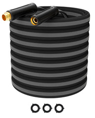 SeeMeYes 100FT Garden Hose front view with connectors