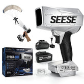 Seese Cyber Cordless Leaf Blower front view with ergonomic grip