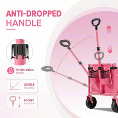 Sekey Collapsible Wagon with handle adjustment feature