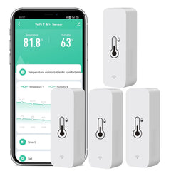 SENCKIT WiFi Temperature Humidity Sensor front view