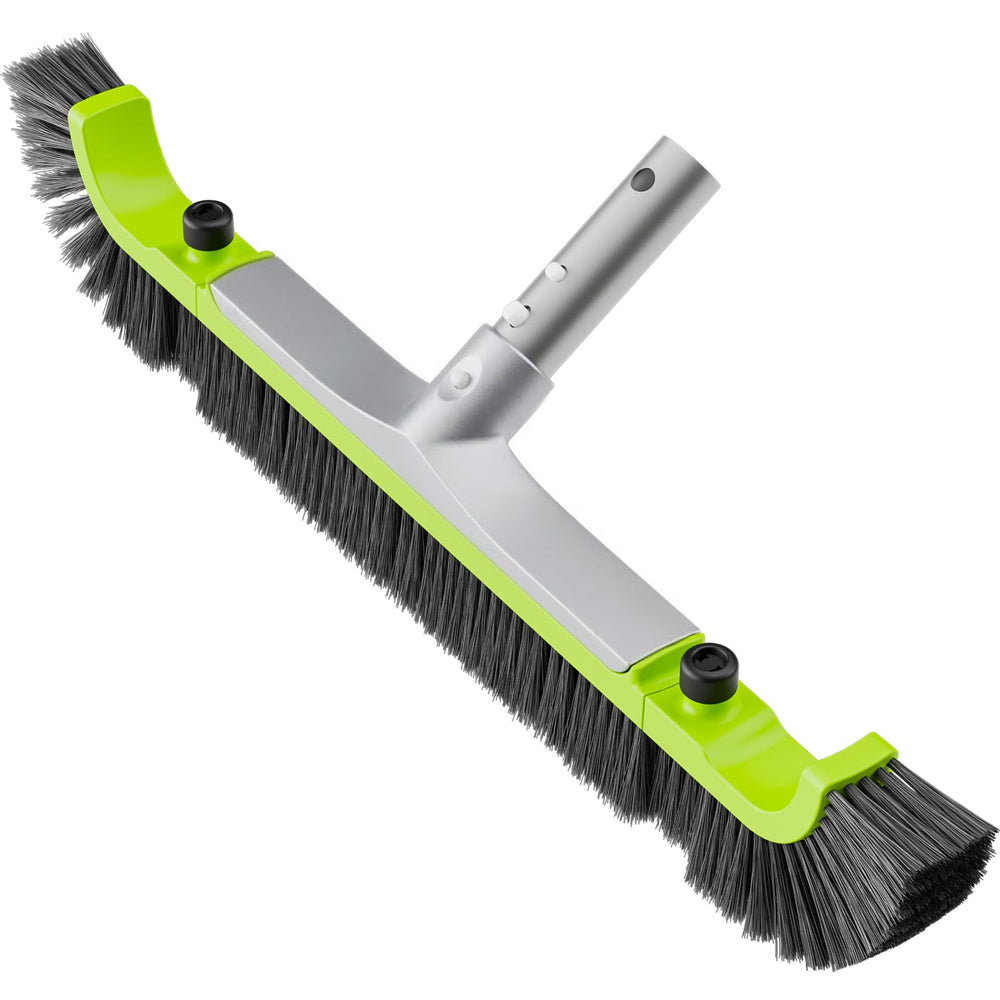 Sepetrel 20-inch curved pool brush head front view