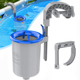 Sepetrel Above Ground Pool Skimmer front view, blue colour