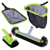 Sepetrel Deluxe Pool Cleaning Kit with adjustable pole and nylon mesh skimmer