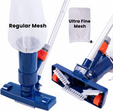 Sepetrel Non-Electric Pool Vacuum front view, blue color