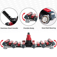 Sepetrel vacuum head with reinforced construction