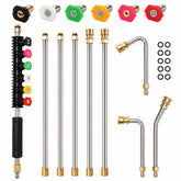 SEPLY Pressure Washer Extension Wand with 6 nozzle tips in packaging