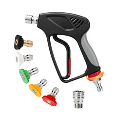 SEPLY Pressure Washer Short Gun front view with ergonomic handle