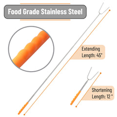 Set of 10 UNCO Marshmallow Roasting Sticks in storage bag