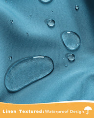 Set of 4 HolidayIdeas waterproof outdoor curtains