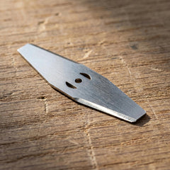 Set of wdcfxy blades on a lawn mower