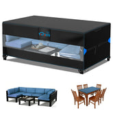 SETOXYX Patio Furniture Cover in Black, front view