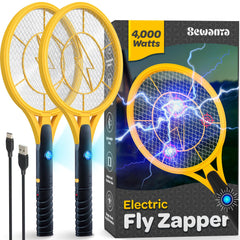 SEWANTA Electric Fly Swatter Set of 2, front view