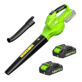 SEYVUM Leaf Blower front view in Emerald Green