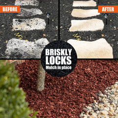 Shabebe Mulch Bond application process with garden sprayer