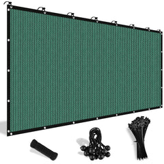 Shade&Beyond 10' x 14' Sun Shade Cloth green front view
