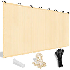 Shade&Beyond 90% Sun Shade Cloth 12' x 16' front view