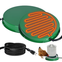 Shaledig Chicken Water Heater front view with green finish