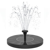 SHANCHAHUA Solar Fountain front view with solar panel
