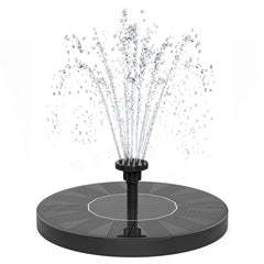 SHANCHAHUA Solar Fountain front view with solar panel