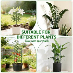 SHAOKAOLU plant stakes in a garden setting