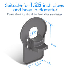 SHAPON hose holder installed on above ground pool