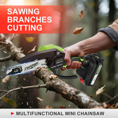 Sharklogger Mini Chainsaw complete kit with accessories