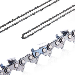 Sharpening file with plastic handle included in the chainsaw chain set