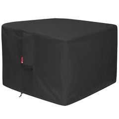 SheeChung Fire Pit Cover 28" square black front view