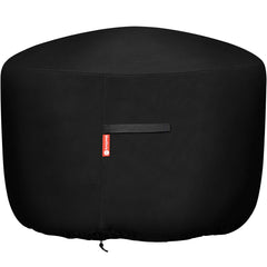 SheeChung Fire Pit Cover 36-inch black front view