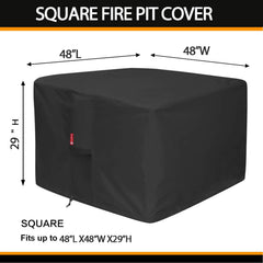 SheeChung Fire Pit Cover 48" with adjustable drawstring