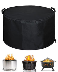 SheeChung Fire Pit Cover black round model front view
