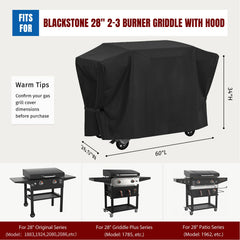 SHINESTAR 28 Inch Griddle Cover on a Blackstone griddle