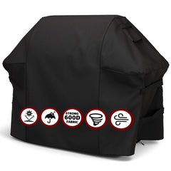 SHINESTAR 55in Grill Cover front view, black color