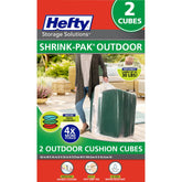 Shrink-Pak Outdoor Cushion Storage Cube 2-Pack green front view