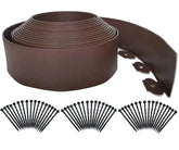 shsyue Landscape Edging Kit 33ft brown flexible border