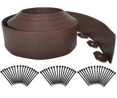 shsyue Landscape Edging Kit 33ft brown flexible border