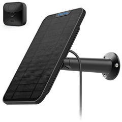 Shyueda 4W solar panel front view with 13ft cable