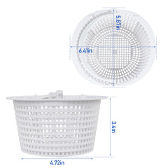 Sialvnd Skimmer Basket SPX1091C with handle, side view
