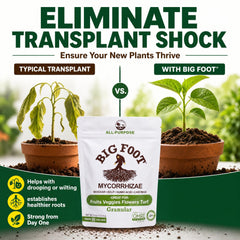 Side view of Big Foot Mycorrhizal Fungi Inoculant bag