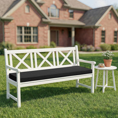 Side view of Fitfree Outdoor Bench Cushion showing thickness