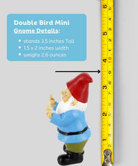 Side view of Gnometastic Mini Middle Finger Gnome
