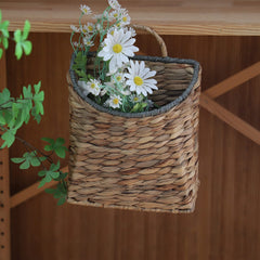 Side view of GYASVWU Hanging Basket on a wall